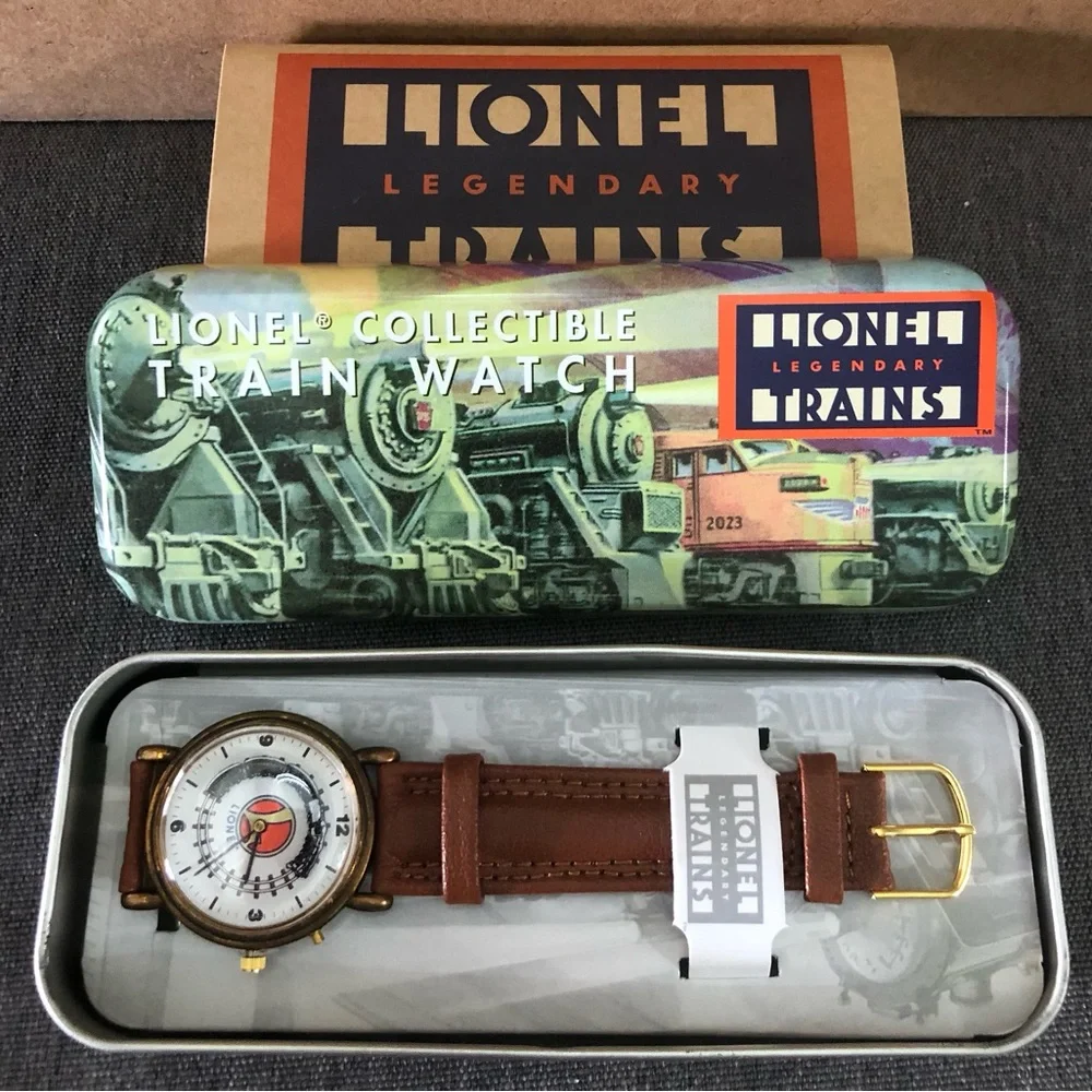 Vintage Lionel Collectible Train Watch Real Train Sounds Collector's Edition